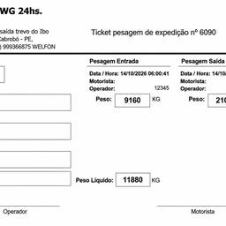 Digitalized Weighbridge Ticket