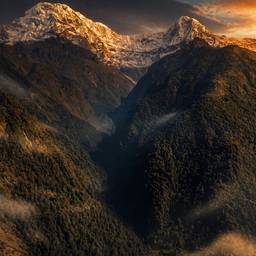 Cinematic Mountain Photo