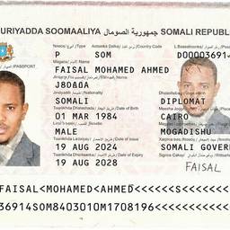 Somali Passport Details Edit