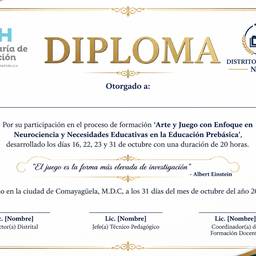 Formal Spanish Diploma