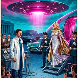 Retro Sci-Fi Movie Poster