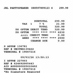 Edit Receipt Items AI