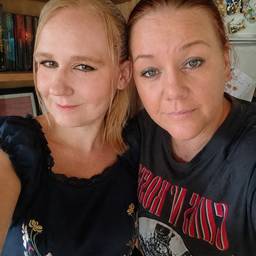 Two Friends Selfie Merge