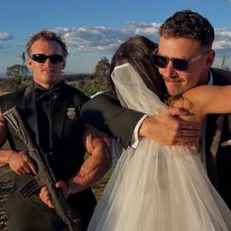 Muscular Bodyguard Wedding Edit