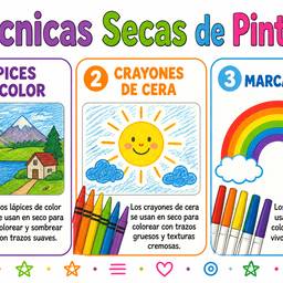 Kids Dry Painting Techniques