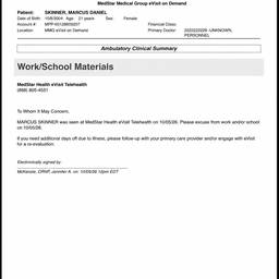 Medical Note Text Edit
