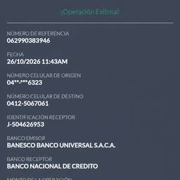 Editable Bank Transfer Receipt