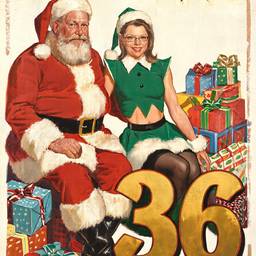 Vintage Christmas Poster Art