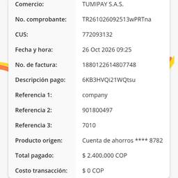 Avant - Modifier le Montant d'un Reçu de Paiement