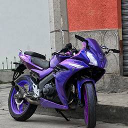 Après - Changement de Couleur de Moto