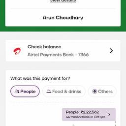 Editable Payment Screenshot