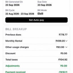 Wi-Fi Bill Screenshot Edit