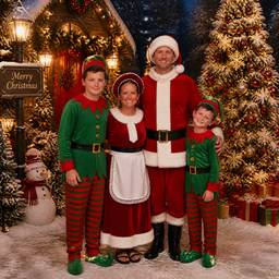 Family Christmas Costume Edit