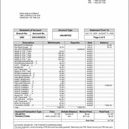 After - Bank Statement Date Edit
