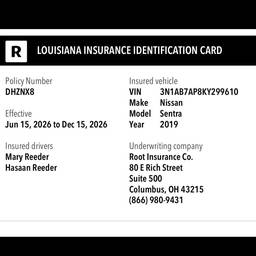 Before - Edit Insurance Card Text