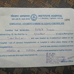 Medical Certificate Date Edit