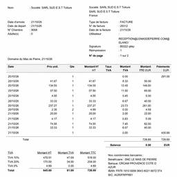 Hotel Invoice Edit