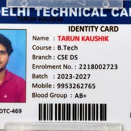After - Student ID Card Edit