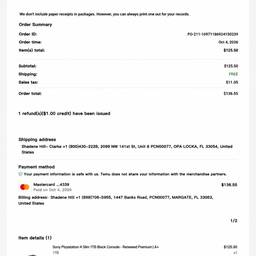 After - Receipt Total Editor