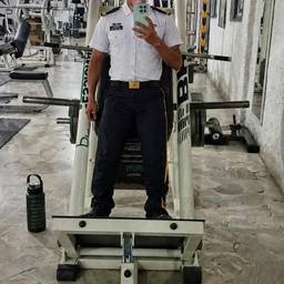 Navy Uniform Selfie Edit
