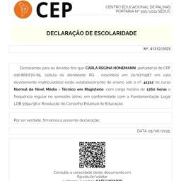 Avant - Modification de Texte de Certificat Scolaire