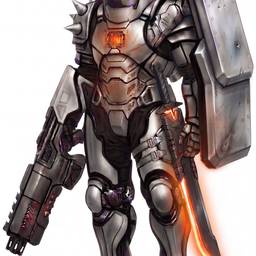 Upscale Armor Portrait