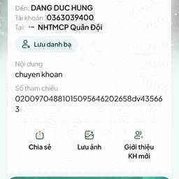 Edit Bank Transfer Receipt