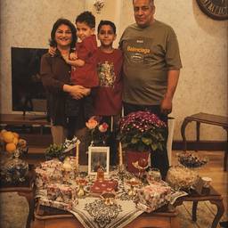 1980s Style Family Photo