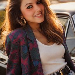 80s Retro Indian Portrait