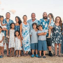 Beach Family Group Photo