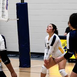 Nachher - Scharfer Volleyball-Action-Shot