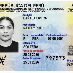 After - Peruvian DNI Card Cutout