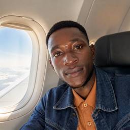 Depois - Selfie na Janela do Avião