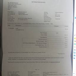 Vorher - Datum auf Hotelrechnung bearbeiten