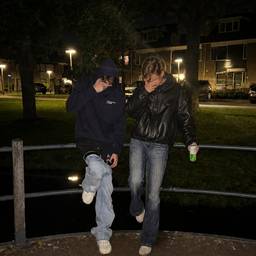 Night Park Photo Merge