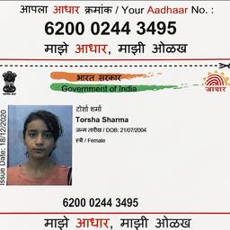 Aadhaar Card Year Edit