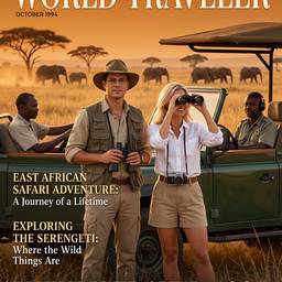 After - Vintage Travel Magazine Cover
