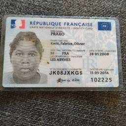 French ID Card Date Edit