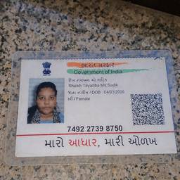 After - Aadhaar Card Photo Swap