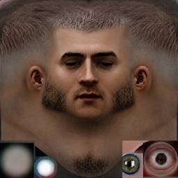 3D Face Texture Retouch