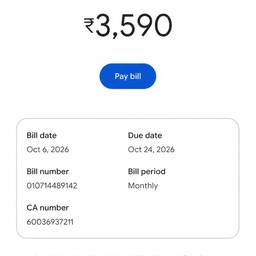 Bill Amount Edit