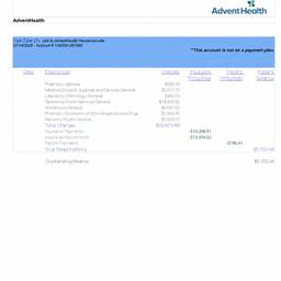 Medical Bill Date Change