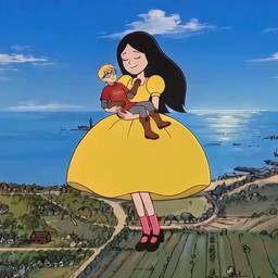 Before - Ghibli Style Character Scene
