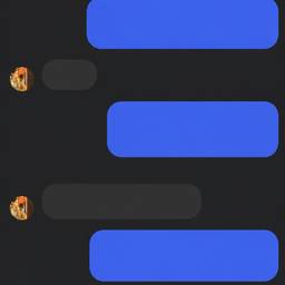 Depois - Captura de tela de chat em branco