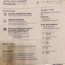 Medical Summary Document Edit
