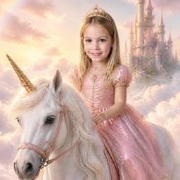 After - Fairytale Princess Unicorn Ride