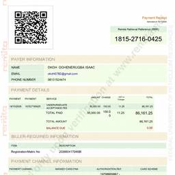 Payment Receipt Amount Edit