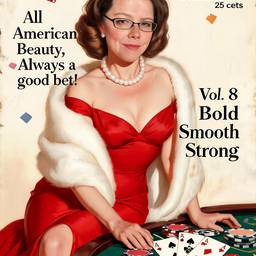 Antes - Capa de Revista Pin-Up Vintage
