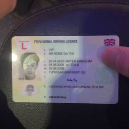 Antes - Edición de fecha en licencia de conducir