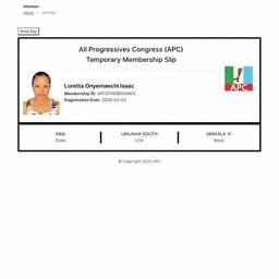 Membership Card Edit